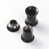 Picture of Stainless Steel Ear Stretcher Expander Black Bobbin 14mm x 10mm, 1 Piece