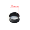 Picture of Stainless Steel Ear Stretcher Expander Black Bobbin 22mm x 10mm, 1 Piece