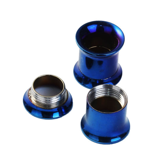 Bild von Edelstahl Ohrenkeil Expander Schwarz Band 22mm x 10mm, 1 Stück