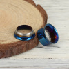 Picture of Stainless Steel Ear Stretcher Expander Blue Cylinder 16mm x 10mm, 1 Piece