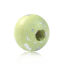 Immagine di Legno di Hinoki Separatori Perline Tondo Verde Circa: 8mm Dia, Foro: Circa 2.6mm, 300 Pz