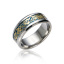 Picture of Titanium Steel Unadjustable Rings Gold Plated & Silver Tone Round Dragon 19.1mm(US Size 9.25), 1 Piece