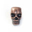 Bild von Zinklegierung Spacer Perlen Halloween Schädel Rotkupferfarbe 12mm x 8mm, Loch:ca.. 4mm, 20 Stück