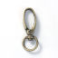 Bild von Zinklegierung Schlüsselkette & Schlüsselring Oval Bronzefarbe 44mm x 17mm, 5 Stück