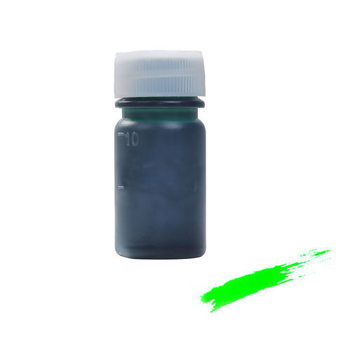 Picture of Resin Jewelry Tools Pigment Dye Green 50mm(2") x 22mm( 7/8"), 1 Bottle(Approx 10 Grams)