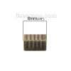 Picture of Iron Based Alloy Cord End Caps Rectangle Antique Bronze Stripe (Fits 4mm Cord) 8mm x 5mm, 200 PCs
