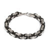 Picture of Stainless Steel Bracelets Silver Tone Multilayer 23cm(9") long, 1 Piece