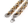 Picture of Stainless Steel Bracelets Gold Plated & Silver Tone Silver Tone 23cm(9") long, 1 Piece