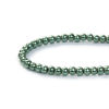 Picture of Glass Beads Round Pink Imitation Pearl About 5mm - 4mm Dia, Hole: Approx 0.7mm, 81.5cm long, 3 Strands (Approx 220 PCs/Strand)