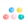 Picture of Acrylic Beads Round At Random Opaque About 6mm Dia, Hole: Approx 1.9mm, 200 PCs