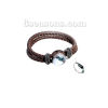 Picture of 18mm Zinc Based Alloy & Glass Snap Button Buttons Fit Snap Button Bracelets Round At Random Mixed , Knob Size: 5.5mm( 2/8"), 5 PCs