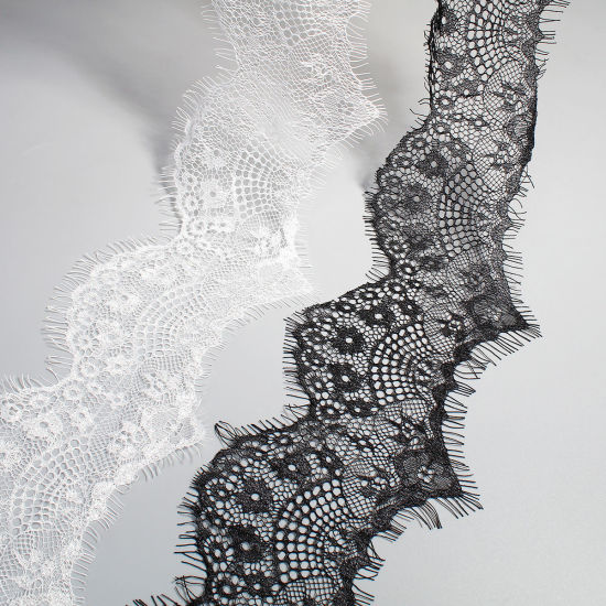 Изображение 1 Piece Polyamide Nylon Lace Trim White 300cm x 10cm
