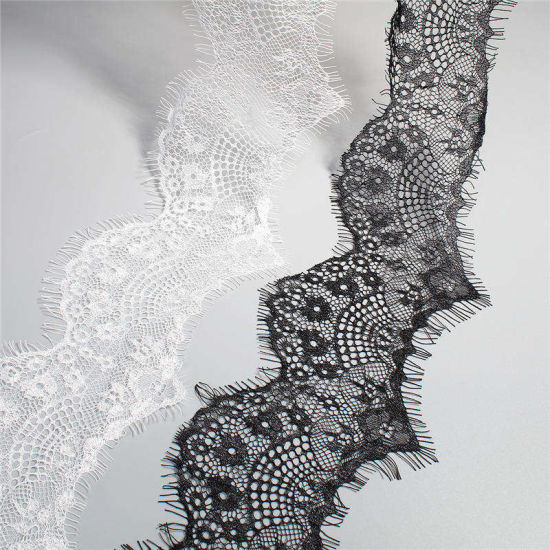 Изображение 1 Piece Polyamide Nylon Lace Trim White 300cm x 10cm
