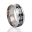 Image de Bagues en Acier Inoxydable Non Ajustable Argent Mat Noir Tête de Mort 19.1mm (Taille d'US: 9.25) , 1 Pièce
