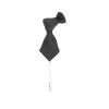 Picture of Polyester Stick Pin Brooches Tie Black 8.3cm(3 2/8") x 4cm(1 5/8"), 1 Piece