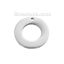 Picture of 304 Stainless Steel Charms Circle Ring Silver Tone 22mm( 7/8") Dia, 2 PCs