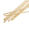 Picture of 10mm - 3mm Natural Bamboo Single Pointed Afghan Tunisian Crochet Hooks Needles Mixed 25.5cm(10") - 25cm (9 7/8") long, 1 Set ( 12 PCs/Set)