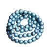 Bild von Hämatit Perlen Rund Bunt 6mm D., Loch: 1mm, 40.3cm lang, 69 Stk./Strang, 1 Strang