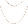 Imagen de 1 Unidad Recubrimiento al Vacío PVD Ecológico Elegante Sencillo Chapado en Oro 304 Acero Inoxidable Cadenas de Serpiente Collares Unisexo Regalo 45cm longitud, Tamaño de la Cadena: 45cm