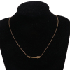 Picture of 304 Stainless Steel Charm Necklace Gold Plated Arrow 45cm(17 6/8") long, 1 Piece