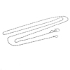 Picture of Iron Based Alloy Ball Chain Necklace Silver Plated 60cm(23 5/8") long, Chain Size: 1.5mm, 5 PCs