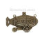 Imagen de Zamak Steampunk Conectores Barco Tono Bronce Rueda 49mm x 33mm, 2 Unidades