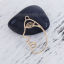 Picture of Zinc Based Alloy Pendants Face Mask Gold Plated 41mm(1 5/8") x 23mm( 7/8"), 5 PCs