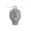 Bild von Zinklegierung Charms Zuckerschädel Antiksilber 25mm x 15mm, 10 Stück