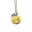 Image de Colliers Alliage de Zinc (Plomb et Nickel Inoffensif) Halloween Citrouille Jaune 70cm long, 1 Pièce