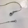 Picture of 304 Stainless Steel Snake Chain Necklace Silver Tone 50.5cm(19 7/8") long, Chain Size: 0.7mm, 1 Piece