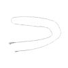 Picture of 304 Stainless Steel Snake Chain Necklace Silver Tone 50.5cm(19 7/8") long, Chain Size: 0.7mm, 1 Piece