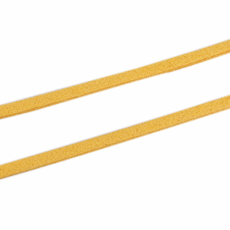 Hilos Terciopelo de Naranja Ante 2.5mm Diámetro, 5 Unidades