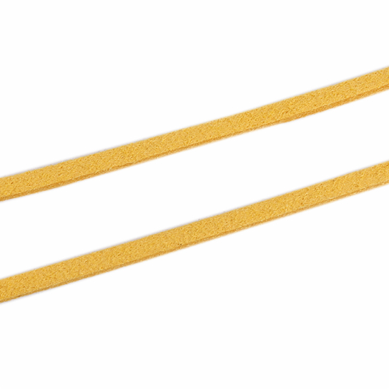 Image de Cordon/Fil en Velvet Orange Suédine 2.5mm, 5 Pcs (Env. 5 M/Pc)