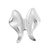 Picture of Zinc Based Alloy Spacer Beads Butterfly Animal Antique Silver Color 33mm x 31mm, Hole: Approx 2.1mm, 10 PCs