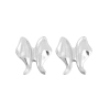 Picture of Zinc Based Alloy Spacer Beads Butterfly Animal Antique Silver Color 33mm x 31mm, Hole: Approx 2.1mm, 10 PCs