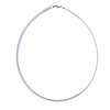 Picture of 304 Stainless Steel Collar Neck Ring Necklace Silver Tone Round 45cm(17 6/8") long, 1 Piece
