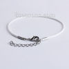 Picture of Wax Cord Braiding Bracelets White 18.5cm(7 2/8") long, 20 PCs