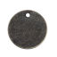 Imagen de Hierro Colgantes Charms Ronda Tono Bronce 8mm Dia, 300 Unidades