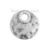 Picture of Zinc Based Alloy Pendants Round Antique Silver Color 48mm(1 7/8") x 47mm(1 7/8"), 3 PCs