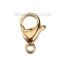 Immagine di 5 Pz Placcatura Sottovuoto PVD Ecologica 304 Acciaio Inossidabile Fibbia Aragosta Oro Placcato 13mm x 8mm