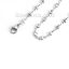 Picture of 304 Stainless Steel Anklets Heart Silver Tone 23cm(9") long, Chain Size: 7x4mm( 2/8" x 1/8"), 1 Piece