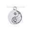 Immagine di Lega di Zinco Charms Tondo Argento Antico Yin Yang Simbolo 22mm x 17mm , 20 Pz
