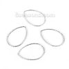 Picture of Zinc Based Alloy Hammered Pendants Drop Antique Silver Color 60mm(2 3/8") x 41mm(1 5/8"), 10 PCs