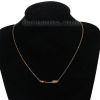 Picture of 304 Stainless Steel Charm Necklace Gold Plated Arrow 45cm(17 6/8") long, 1 Piece