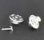Immagine di Ottone Spilla Cono Argento Placcato Nulla Disegno 11.5x6mm 8x1.2mm, 100 Set