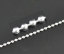 Imagen de Aleación Cadenas Bola Argentado 2.4mm, 10 M
