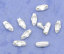 Bild von Eisen(Legierung) Kugelkettenverschluss (für 1mm-1.5mm Kugelkette) Versilbert 5mm x 2.5mm 1500 Stück