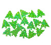 Изображение Блестки Фурнитуры для Украшения Скрапбукинга "Рождественская елка" 16mm x 15mm Зеленый,Проданные 1000 шт/уп