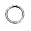 Picture of 500 PCs 7mm Dia., 1mm(18 gauge) 304 Stainless Steel Open Jump Rings Findings For Jewelry Making Silver Tone Round