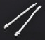 Picture of Silver Plated Dangle Earrings Fit European Charm 6cm(without Hook), sold per packet of 5 pairs